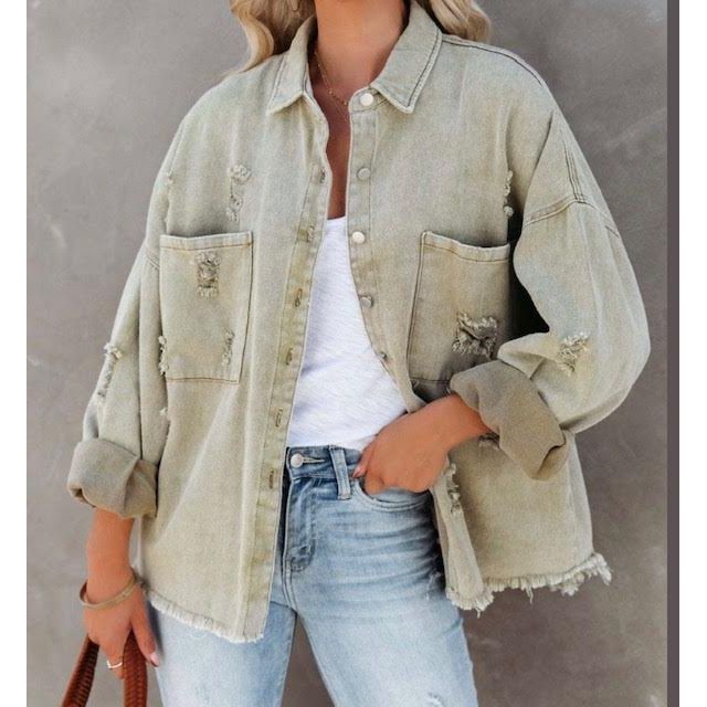 Sawyer Sage Cotton Denim Jacket