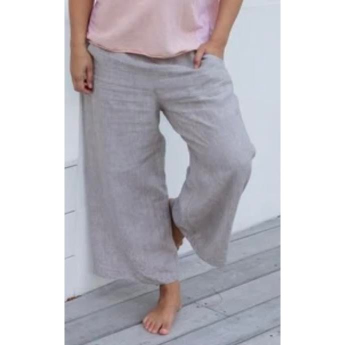 Milano Pants - Hazelnut Linen