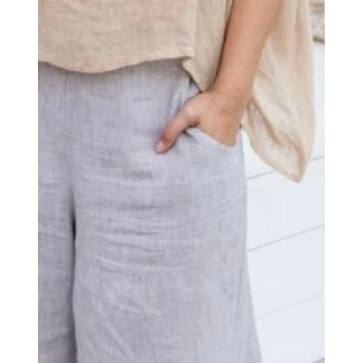 Milano Pants - Hazelnut Linen