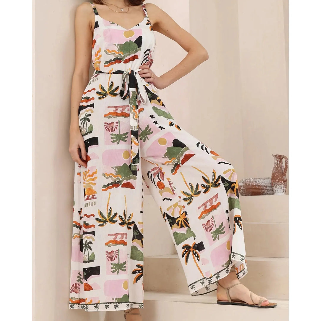 Palm Oasis Jumpsuit