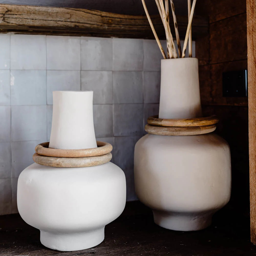 Modern Vase - White