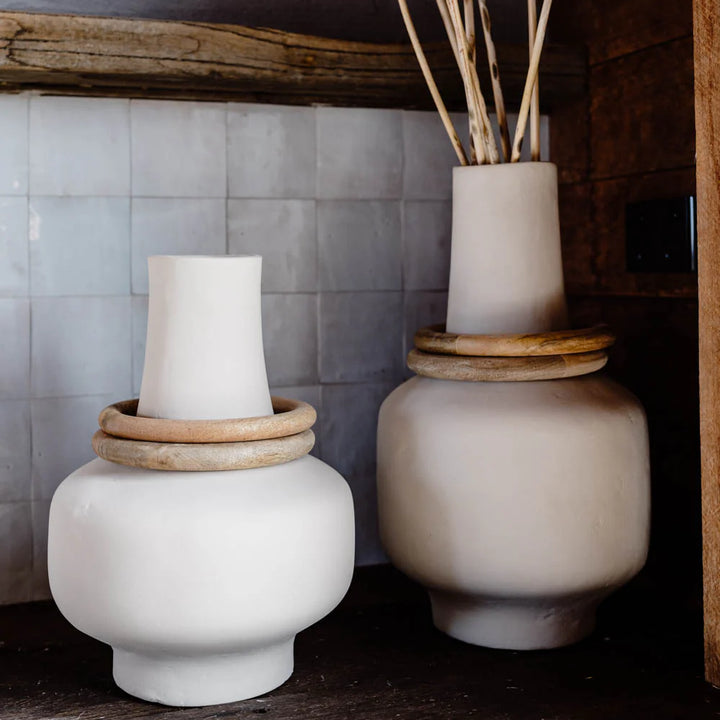 Modern Vase - White