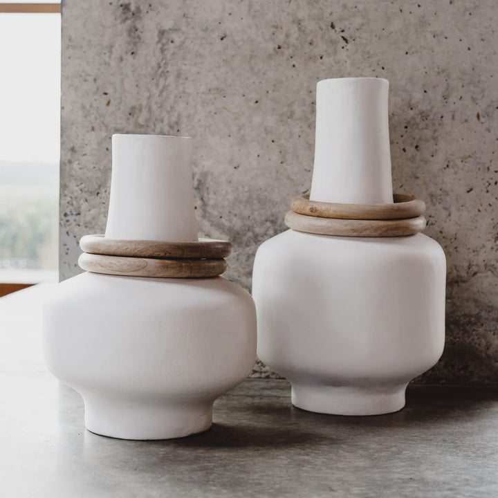Modern Vase - White