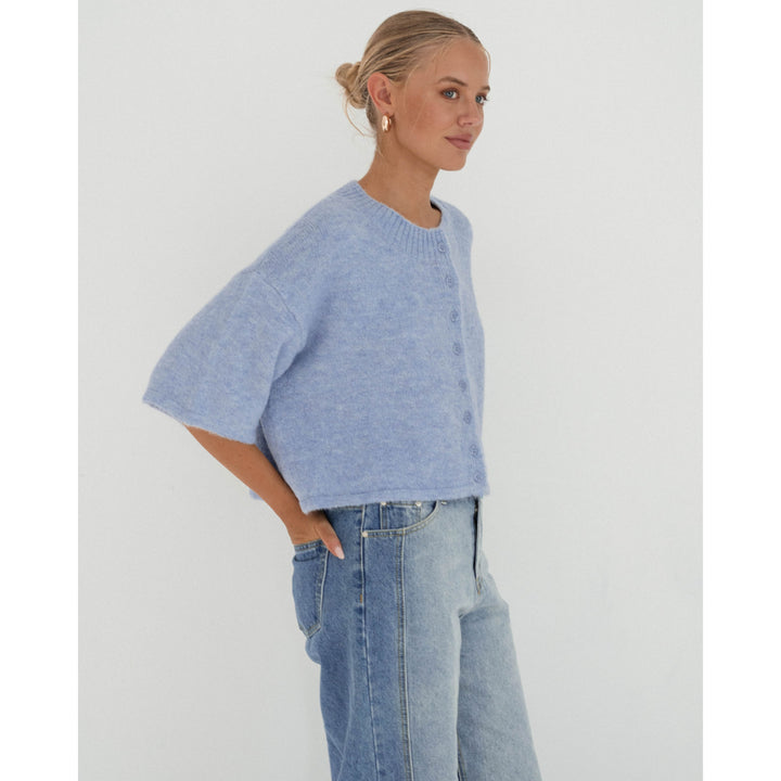 Astrid Short Sleeve Knit Cardigan

Cute as punch is this gorgeous little cropped cardi, wear over a shirt or on its own, the short sleeve avoids the bulk if you want to layer it up with a jacket in Winter.

Wool poly mix
