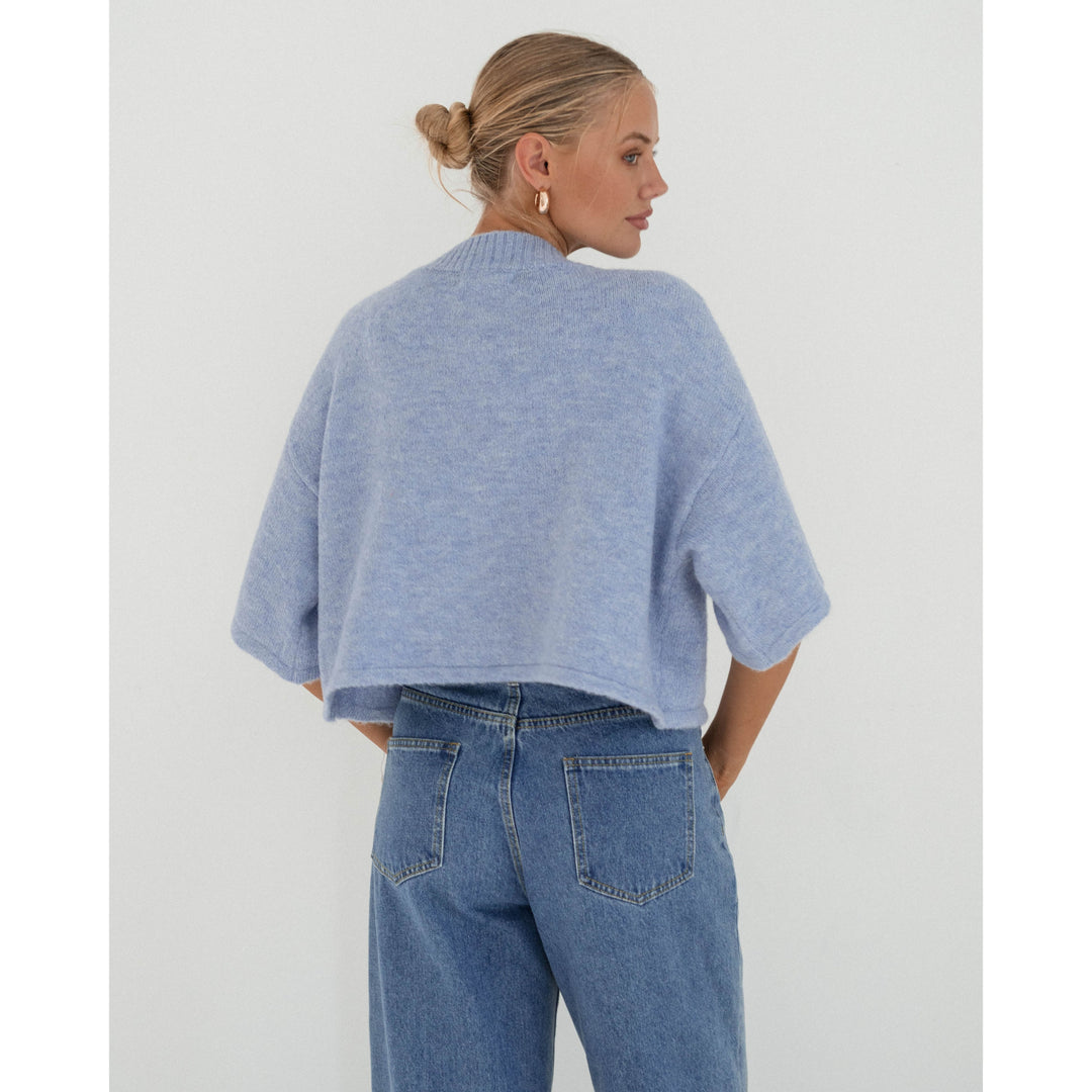 Astrid Short Sleeve Knit Cardigan