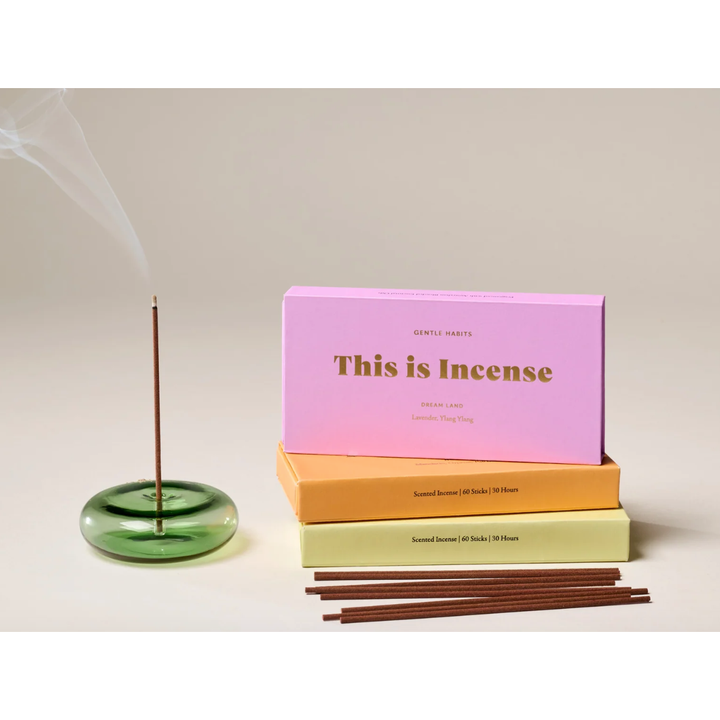Glass Vessel Incense Holder