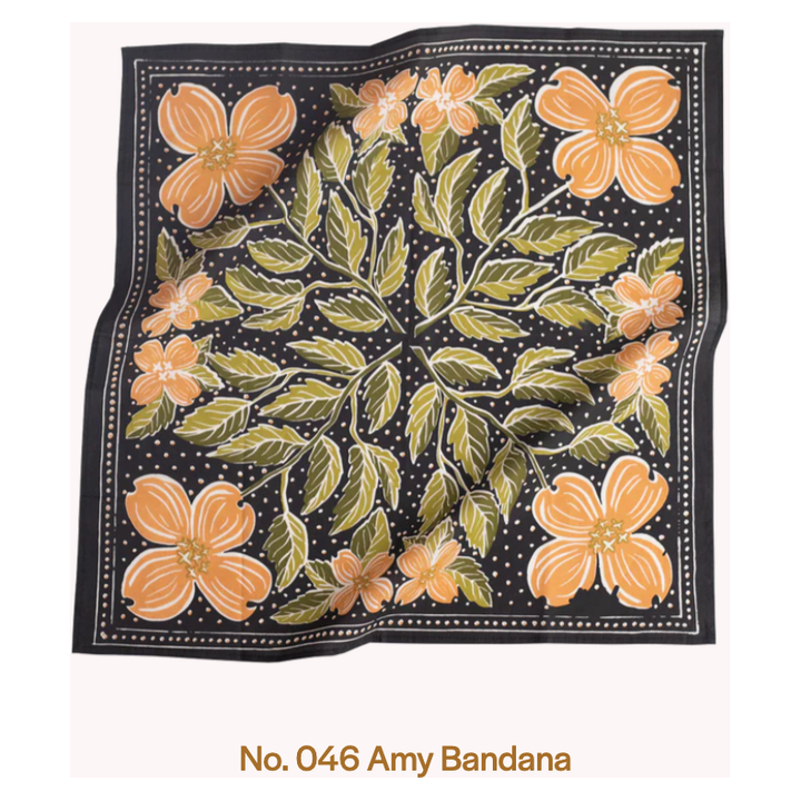 Bandana

Material:&nbsp;100% premium cotton

Sizing:&nbsp;22x22 inches

Designed in the U.S.

Hand screen-printed in India
