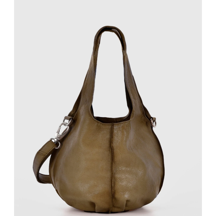 Simpson  - Tote Round Olive Leather