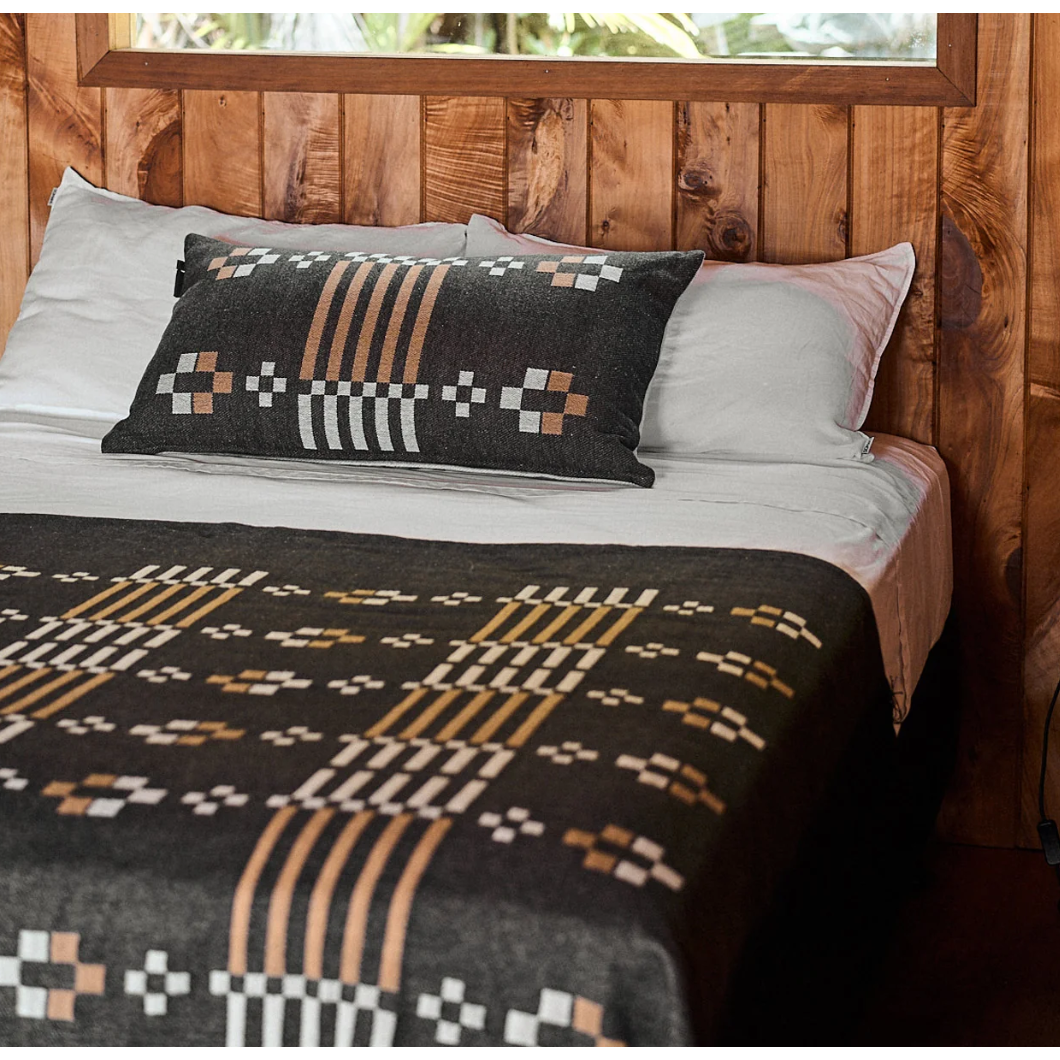 The Alpine Retreat Throw is for slow mornings, chilly nights, and weekends off the grid. Woven from thick cotton jacquard, this throw is the right amount of cosy. Perfect for road trips or spread out for a picnic, or chuck it over your shoulders when the temperature drops. It’s not just a blanket -it’s the kind of throw that comes along for the ride.