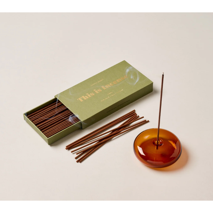 Glass Vessel Incense Holder