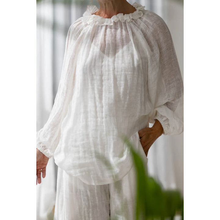 Lulu Reversible Linen Top