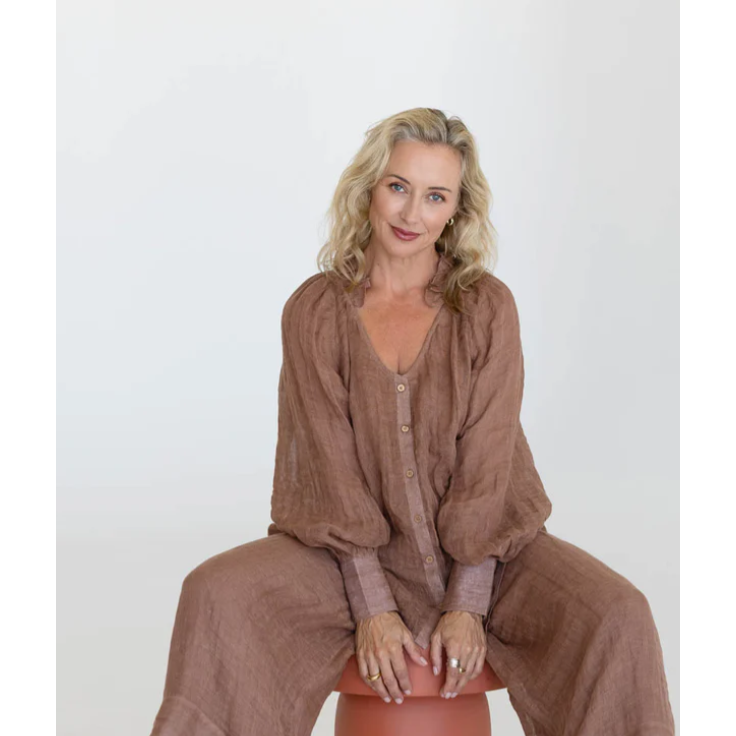 Mika Linen Blouse