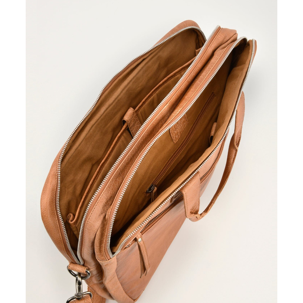 Lawson -Soft Leather Briefcase

Lawson will keep you looking stylish during the day at the office, right through to your evening plans. Crafted from soft natural leather in a minimal, yet functional design, Lawson will be your new go-to for carrying your laptop, documents and other office essentials. Choose to use the carry handles, or clip on the detachable strap for hands free comfortability.&nbsp;

Soft leather
Large exterior zip compartment
Silver hardware
Fully lined interior
Interior laptop sleeve