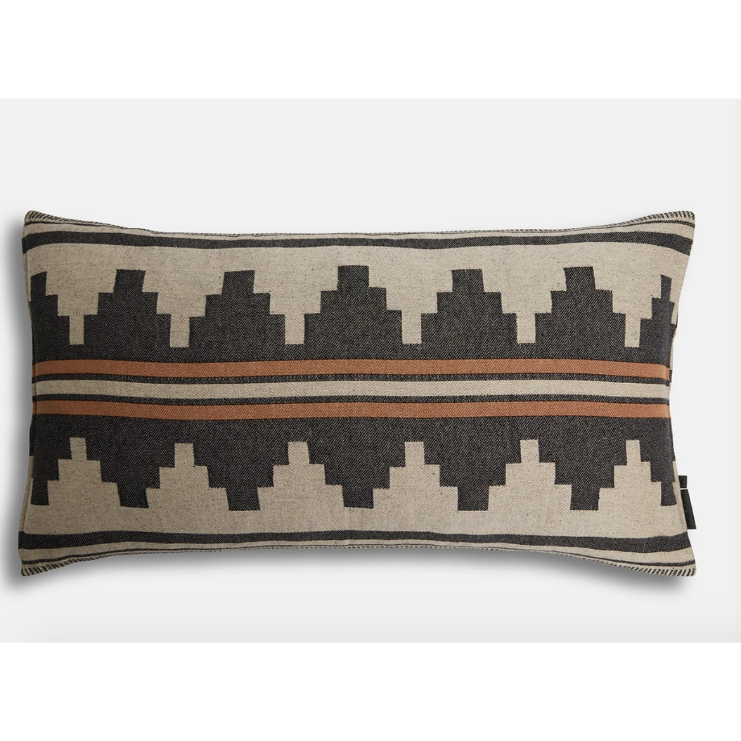 Up River Cushion Natural 85x45cm

Forge ahead with the Up River Cushion—a piece that channels the heart of adventure and the raw beauty of nature. Think of the calm of gliding through tree-lined rivers, the retro vibes of an Airstream tucked among wild boulders, or the pure joy of drifting on a river with mates.

Its earthy hues and subtle, geometric design feel like steps up a mountainside or the steady lines of a horizon, grounding any space with a quiet strength. This cushion brings back the untamed spir