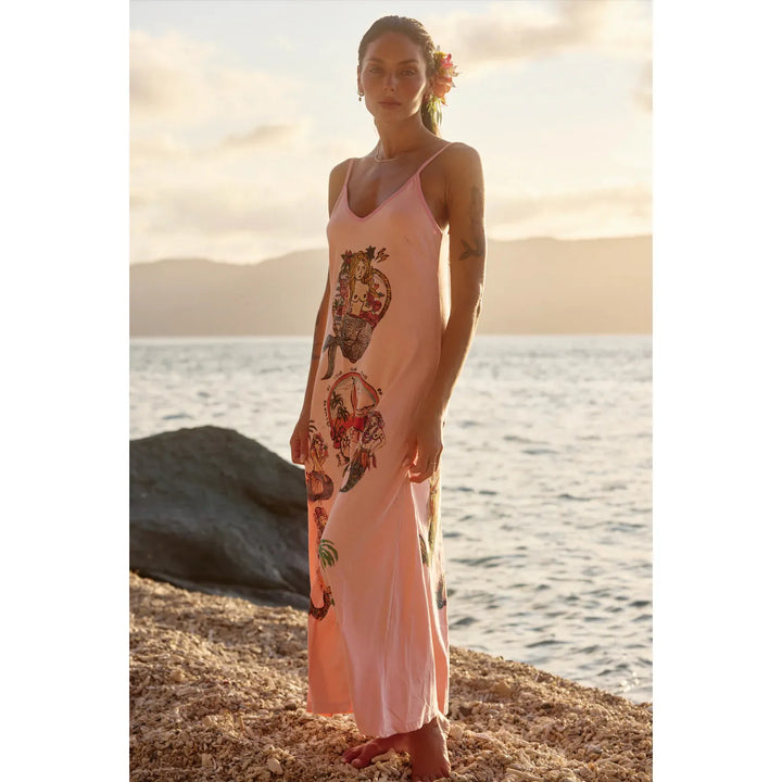 The Love Rules Maxi Dress - Pink