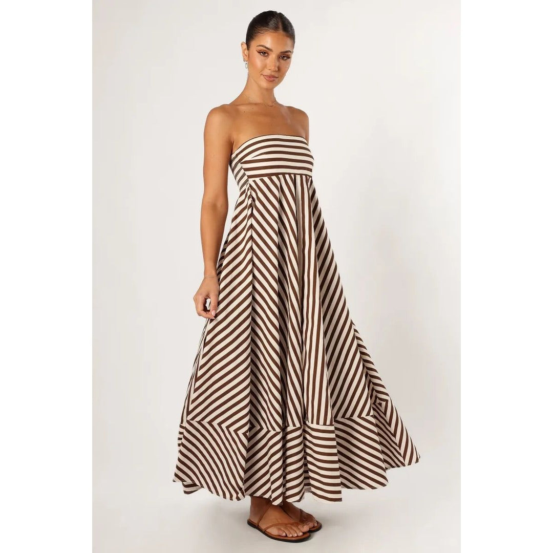 Choc Stripe Dress