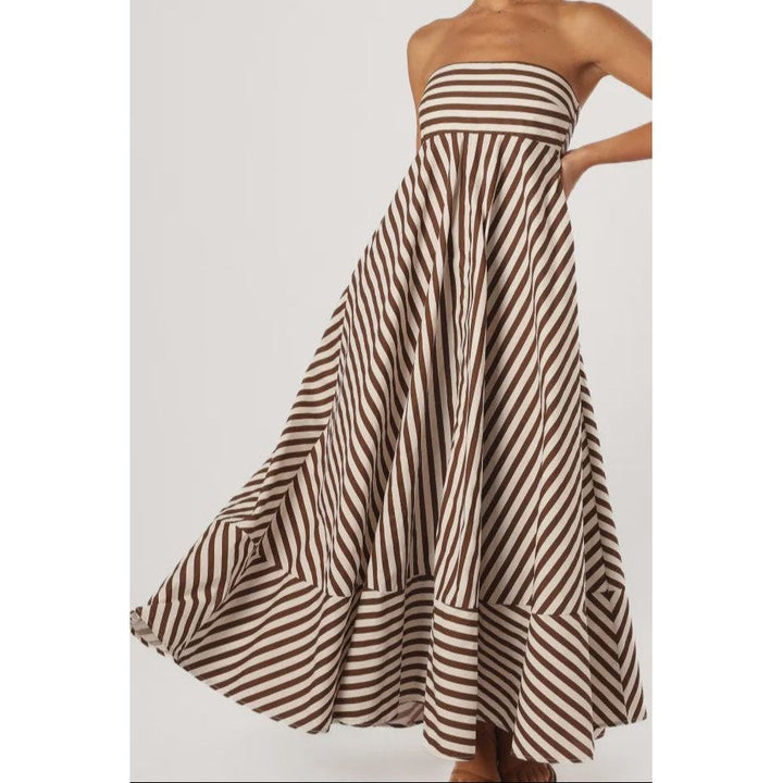 Choc Stripe Dress