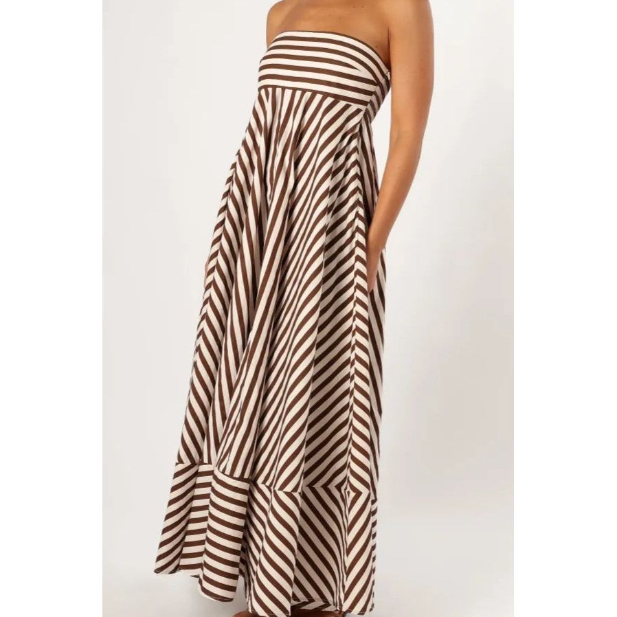 Choc Stripe Dress