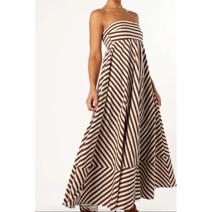 Choc Stripe Dress